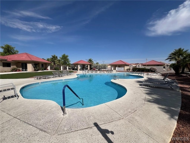 6052 S Bella Vista Dr, Fort Mohave, AZ 86426 - pool with a patio