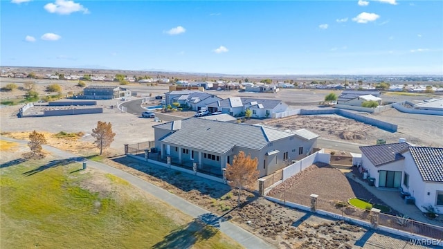 bird's eye view featuring a residential view