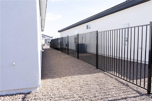 exterior space with fence