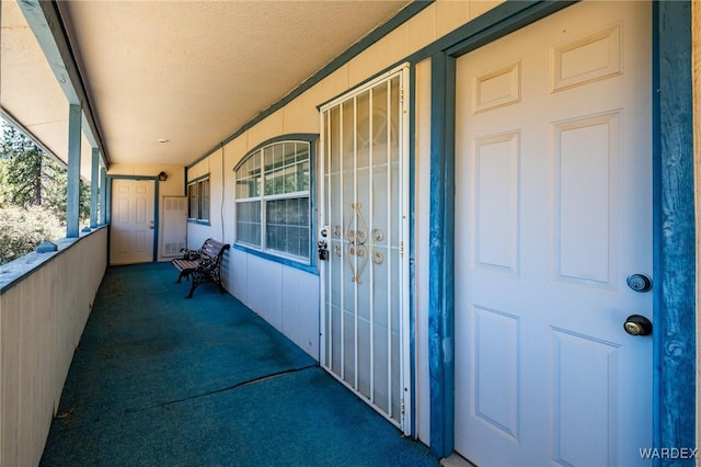 view of exterior entry