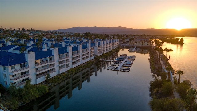 1800 Clubhouse Dr Unit H70, Bullhead City, AZ 86442 - water view featuring a mountain backdrop