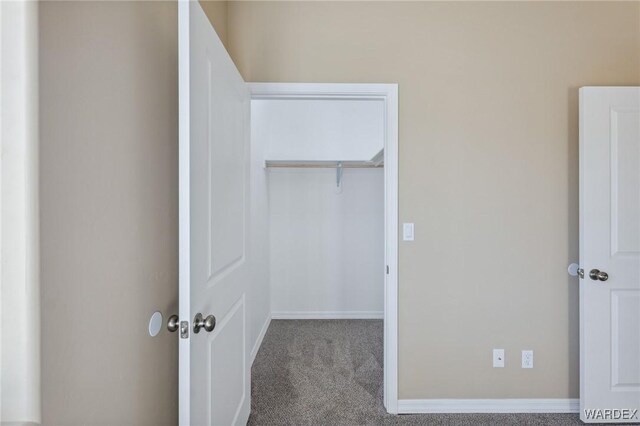 view of closet