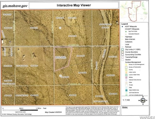 0000 Concho Rd, Golden Valley AZ, 86413 land for sale