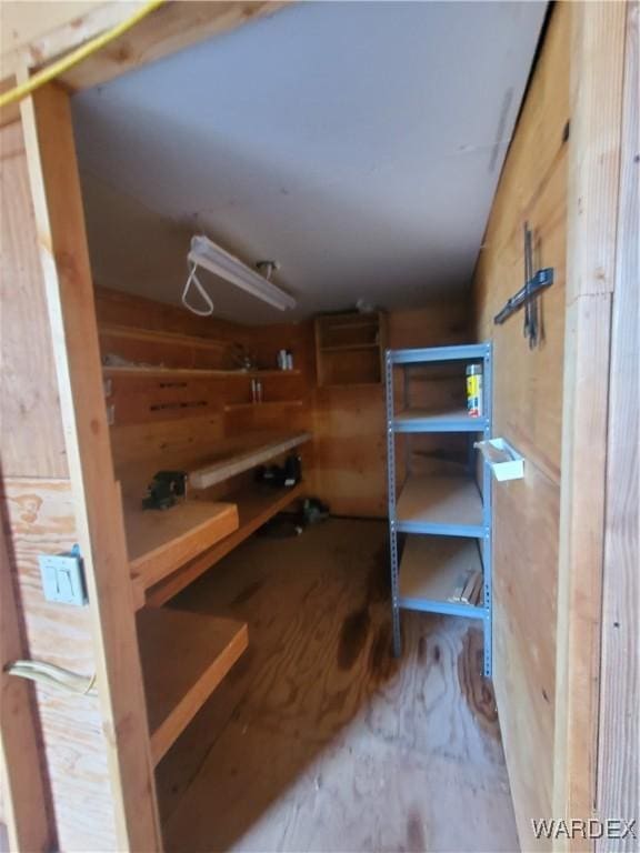 view of storage
