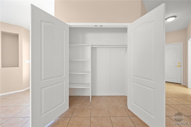 view of closet