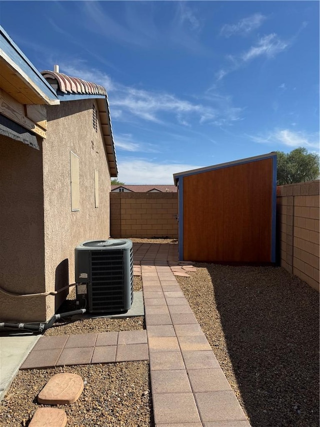 2023 E Sundance Dr, Fort Mohave, AZ 86426 - fenced backyard featuring cooling unit