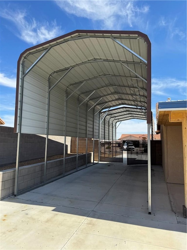 2023 E Sundance Dr, Fort Mohave, AZ 86426 - view of vehicle parking with a carport and concrete driveway