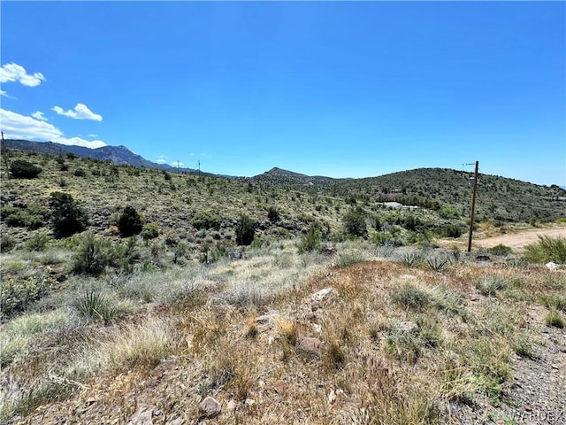 view of mountain feature