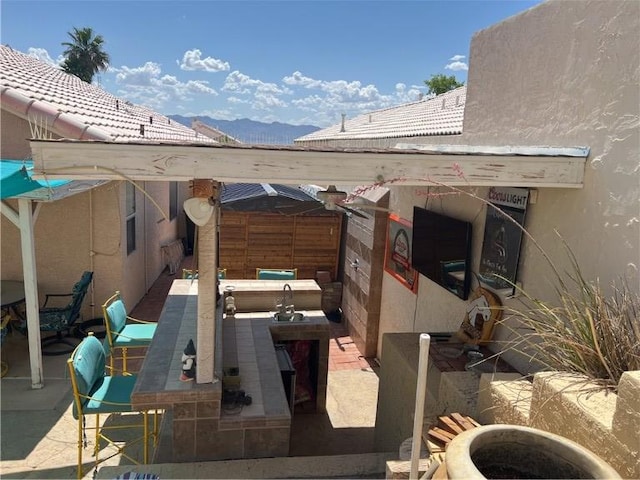 3454 Beale St, Bullhead City, AZ 86442 - view of patio / terrace featuring a sink