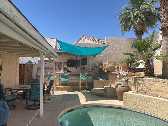 3454 Beale St, Bullhead City, AZ 86442 - view of swimming pool with a patio