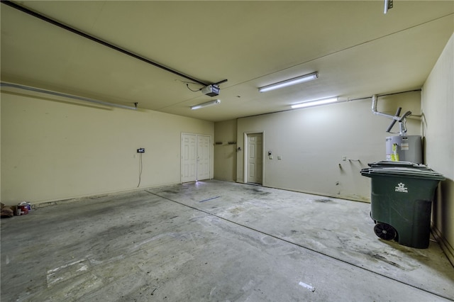 2230 Diamond Creek Rd, Bullhead City, AZ 86442 - garage with a garage door opener and water heater