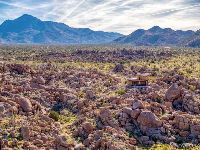 view of mountain feature