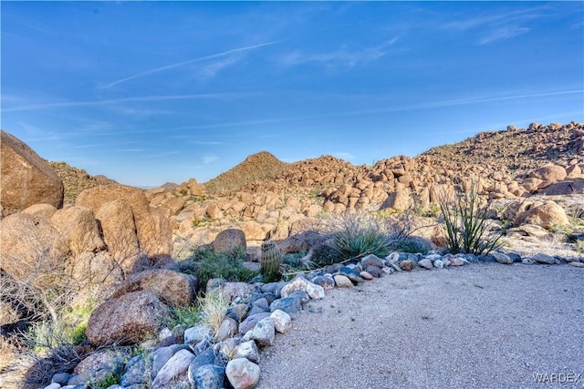 view of mountain feature