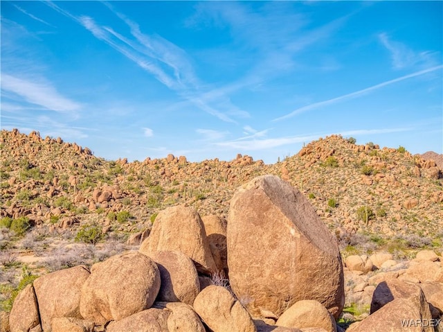 view of mountain feature