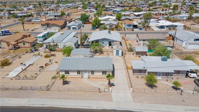 drone / aerial view featuring a residential view