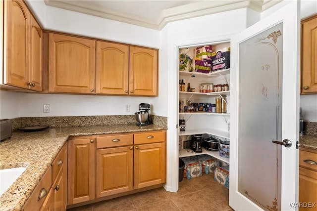 storage area with a sink