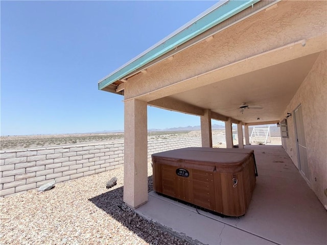 2217 E Emerald River Way, Fort Mohave, AZ 86426 - view of patio with a hot tub