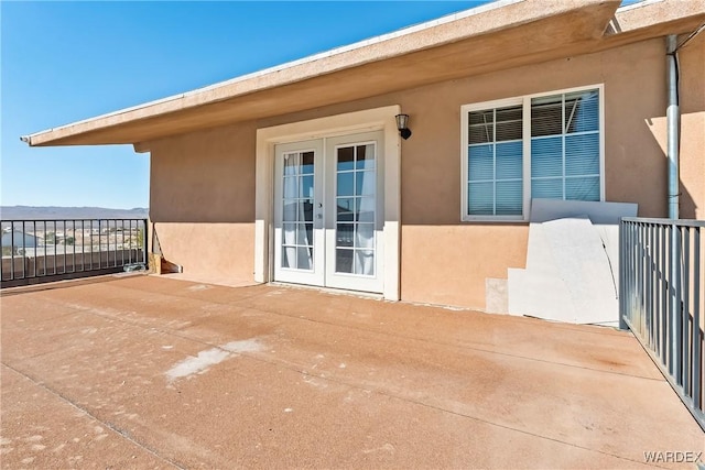 view of patio / terrace with french doors