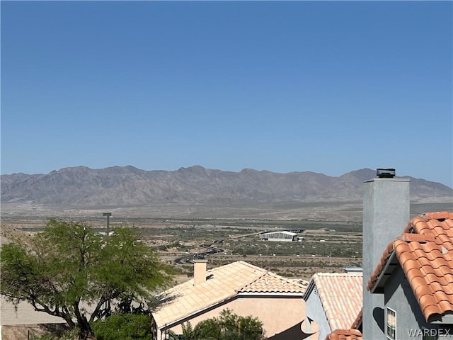 view of mountain feature