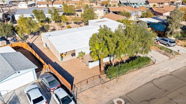 bird's eye view featuring a residential view