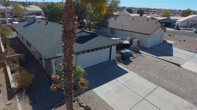 bird's eye view featuring a residential view