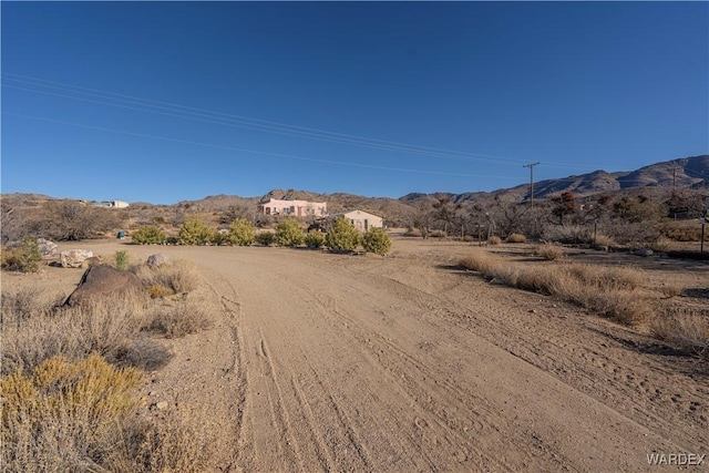 view of mountain feature