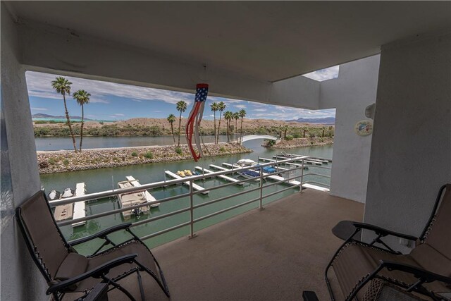 1800 Clubhouse Dr Unit D41, Bullhead City, AZ 86442 - balcony with a water view