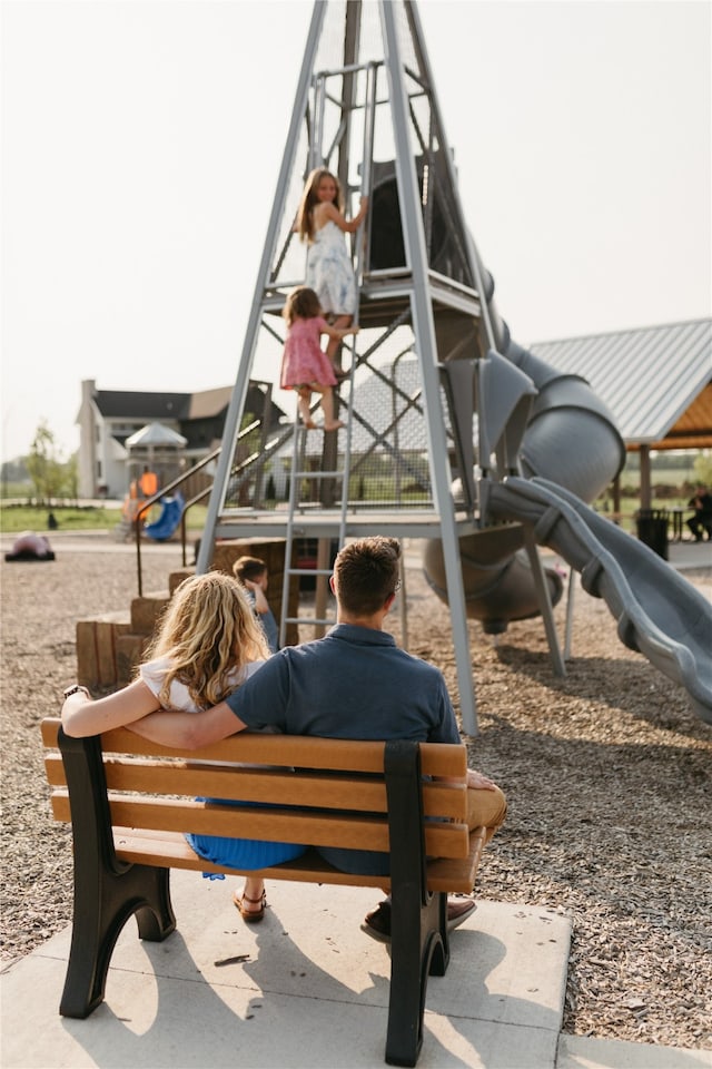 view of play area