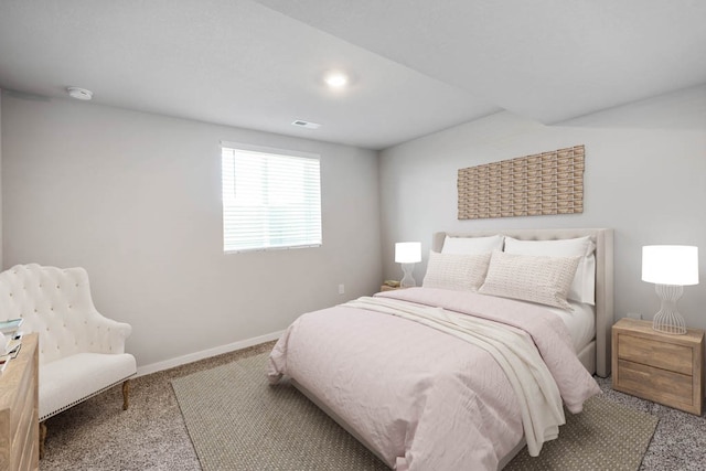 bedroom featuring carpet flooring