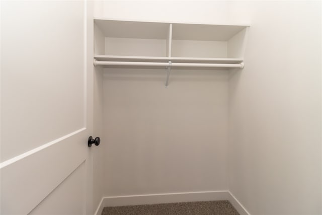 view of closet