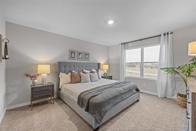 bedroom featuring carpet flooring