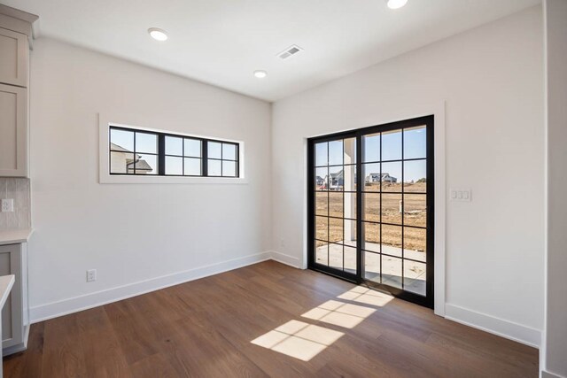 2814 NW Westwood Ct, Ankeny, IA 50023 - unfurnished room with dark wood-type flooring