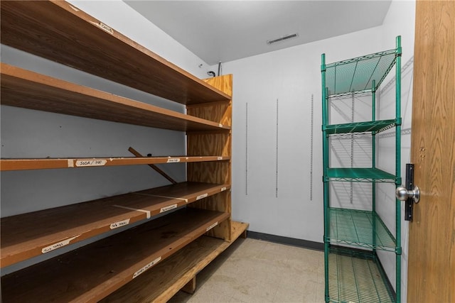 storage area featuring visible vents