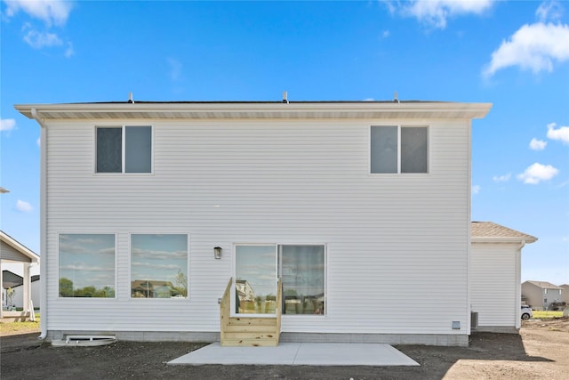 back of house featuring a patio