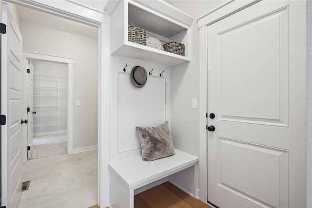 view of mudroom