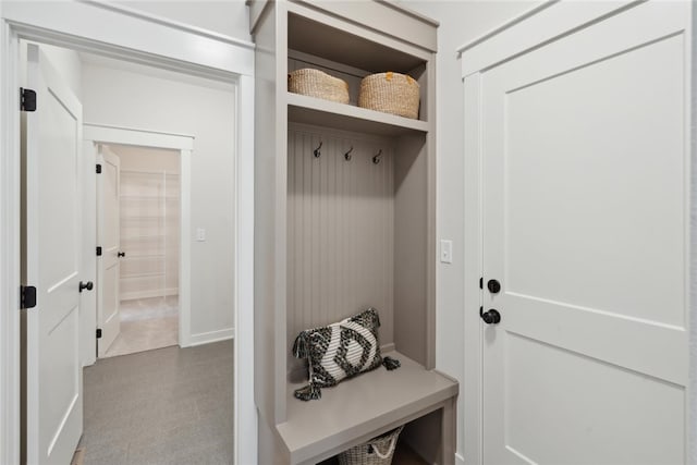 view of mudroom