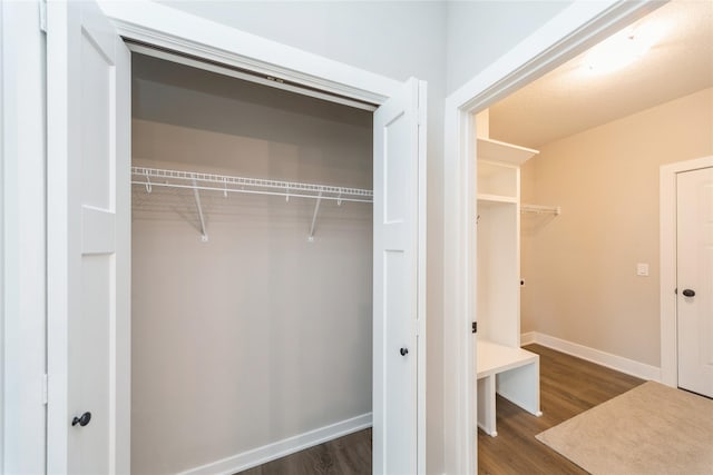 view of closet