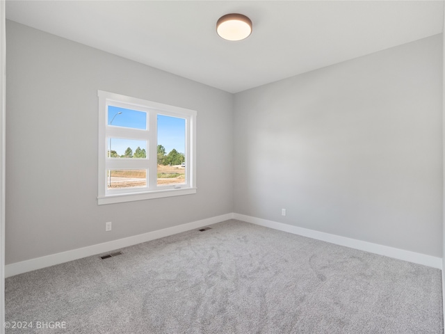 spare room featuring carpet floors