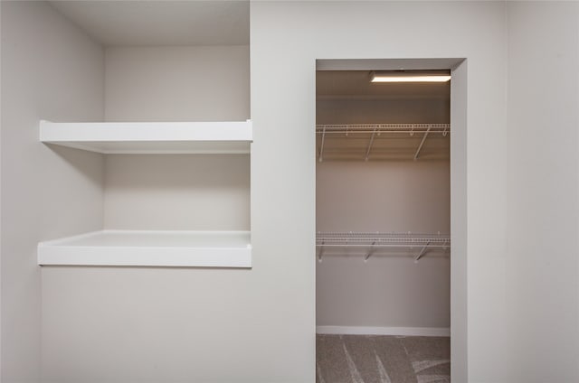 view of closet