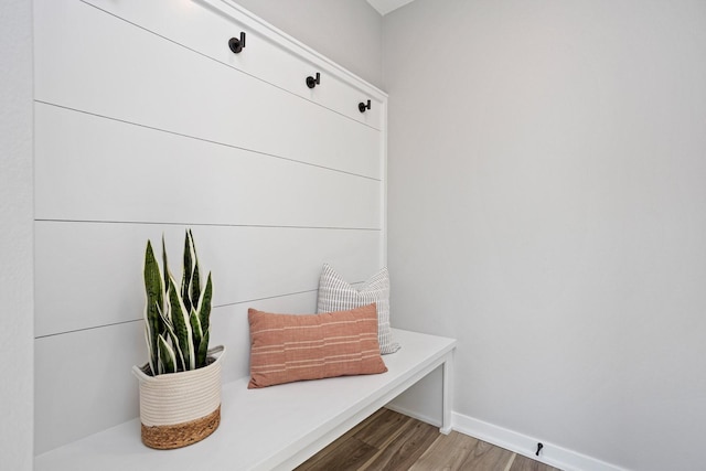 2714 Fleur Dr Unit 11, Des Moines, IA 50321 - mudroom with wood finished floors and baseboards