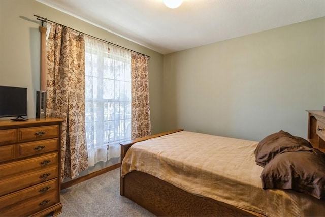 bedroom featuring carpet flooring