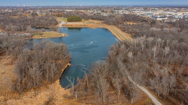 7807 SE 2nd St SE, Des Moines, IA 50320 - aerial view of property's location with a large body of water