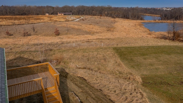7807 SE 2nd St SE, Des Moines, IA 50320 - view of yard with a water view and a view of rural / pastoral area