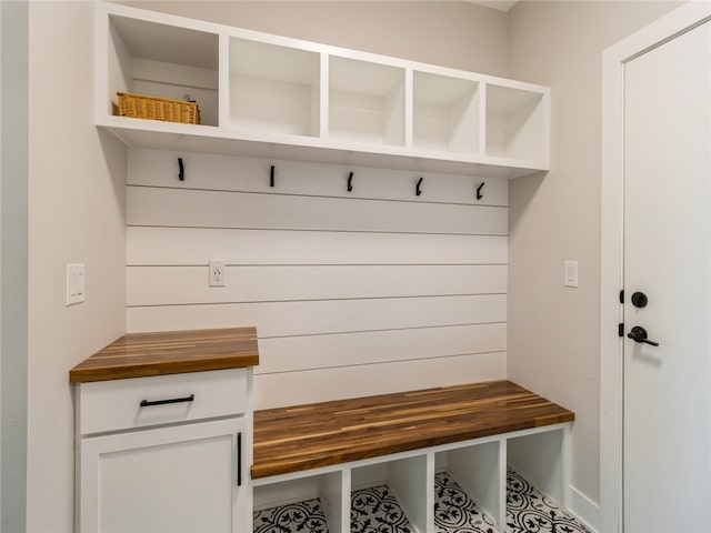 view of mudroom