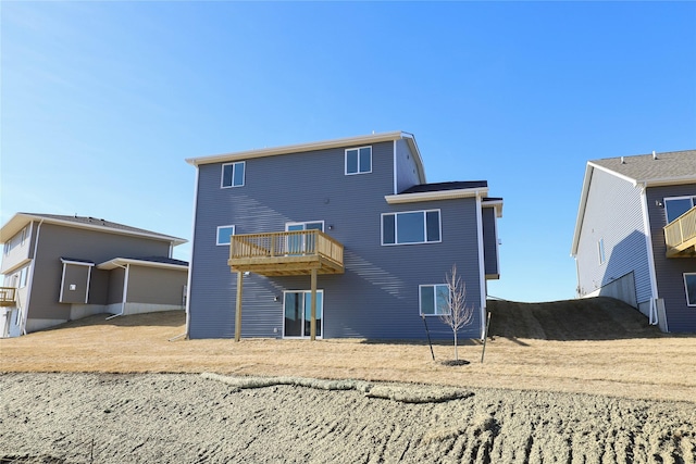 view of rear view of house