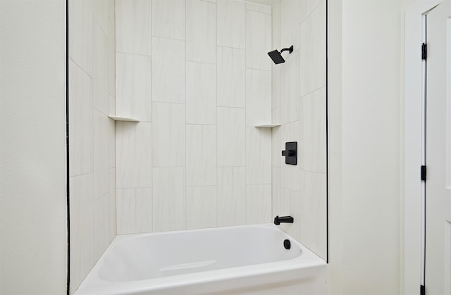 bathroom featuring washtub / shower combination