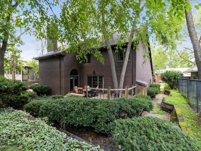 view of rear view of house