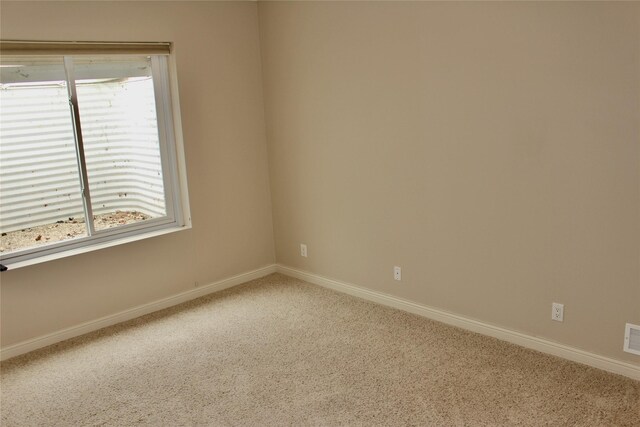 carpeted spare room with a healthy amount of sunlight