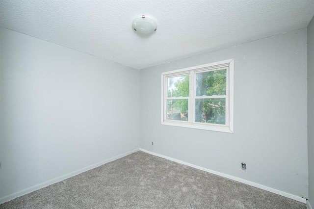 1125 Clinton Ave, Des Moines, IA 50313 - empty room featuring carpet floors, baseboards, and a textured ceiling