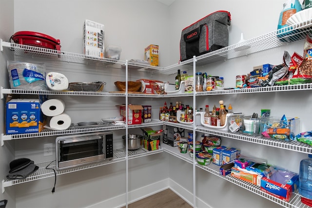 view of pantry